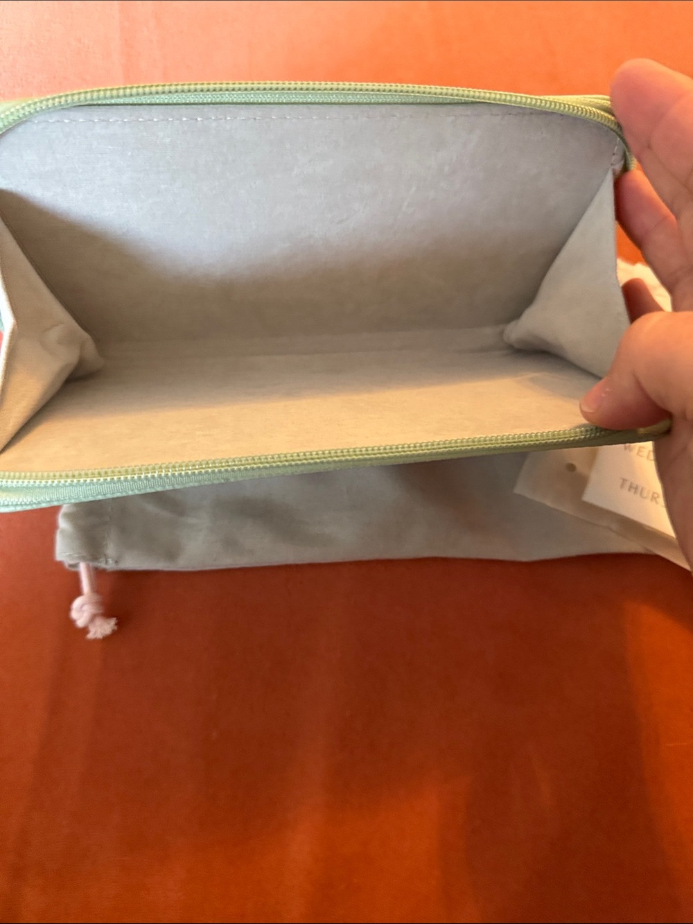 Dosey Sage Green Wellness Wallet NWT - Picture 3 of 6